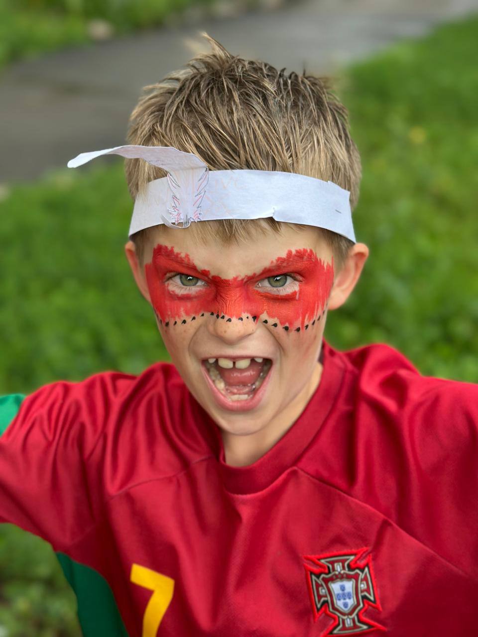 Ребёнок в аквагриме